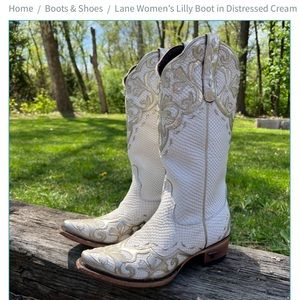 Lane nwt size 8 LANE WOMEN'S LILY WESTERN BOOTS - SNIP TOE